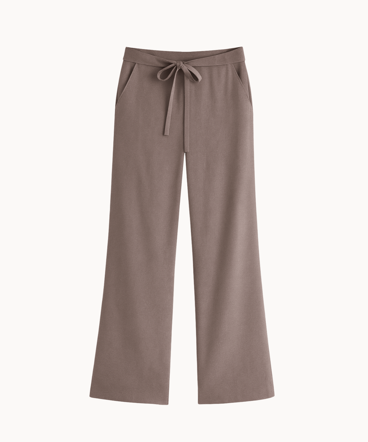 Milu Bukser med Bindebælte - Mørkebrun - ByStenholt.dk