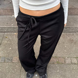 Milu Bukser med Bindebælte - Sort - ByStenholt.dk