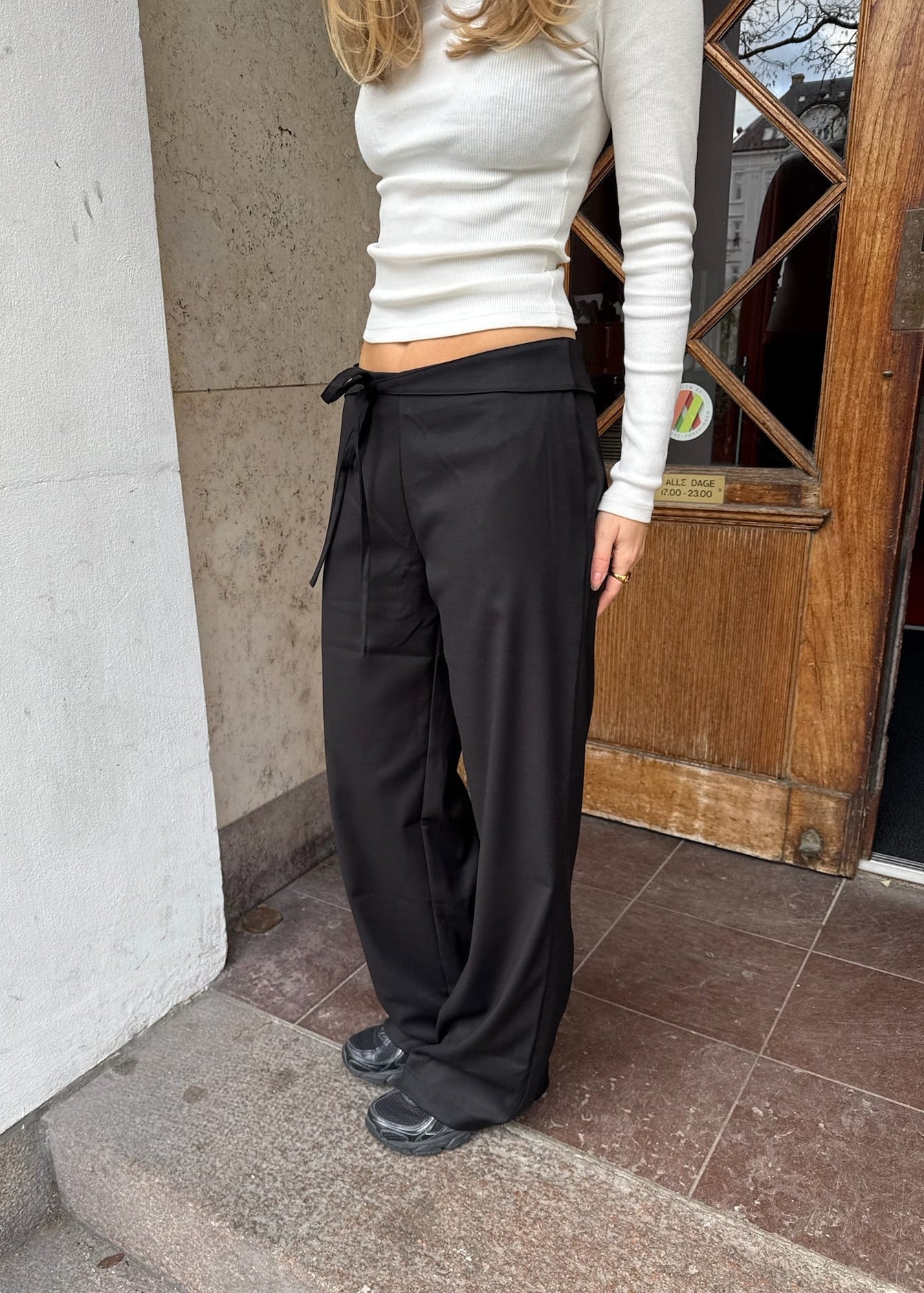 Milu Bukser med Bindebælte - Sort - ByStenholt.dk