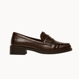 Mira Loafers med Nitter - Mørkebrun