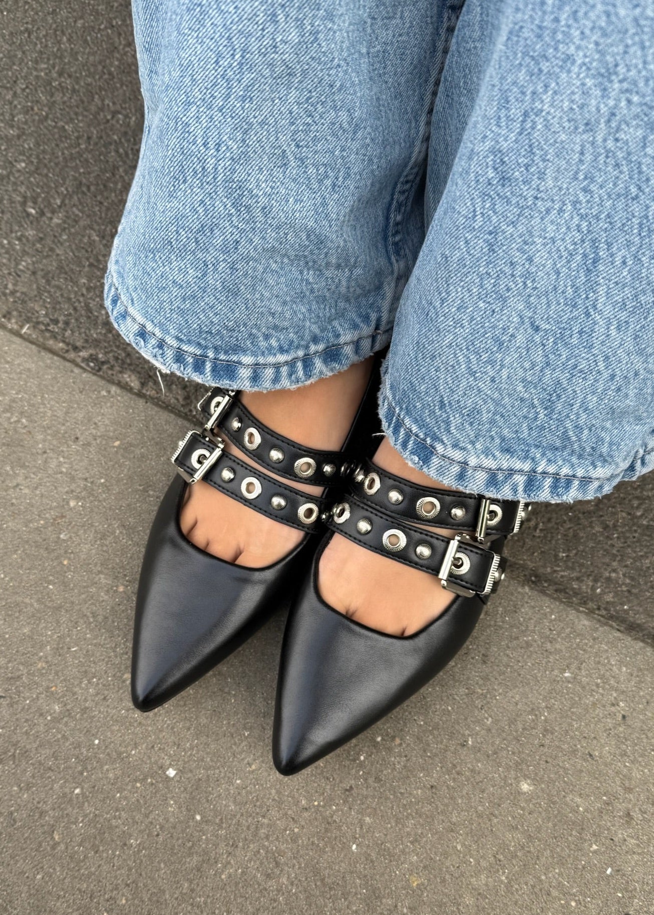 Noelia Slingbacks - Sort - ByStenholt.dk