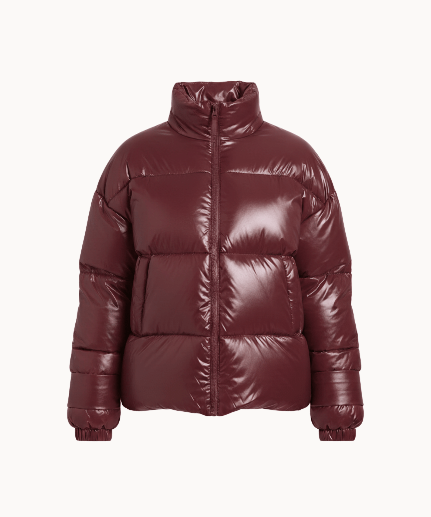 Nola Puffer Jakke - Bordeaux - ByStenholt.dk