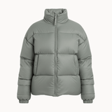 Nola Puffer Jakke - Mat Khaki - ByStenholt.dk