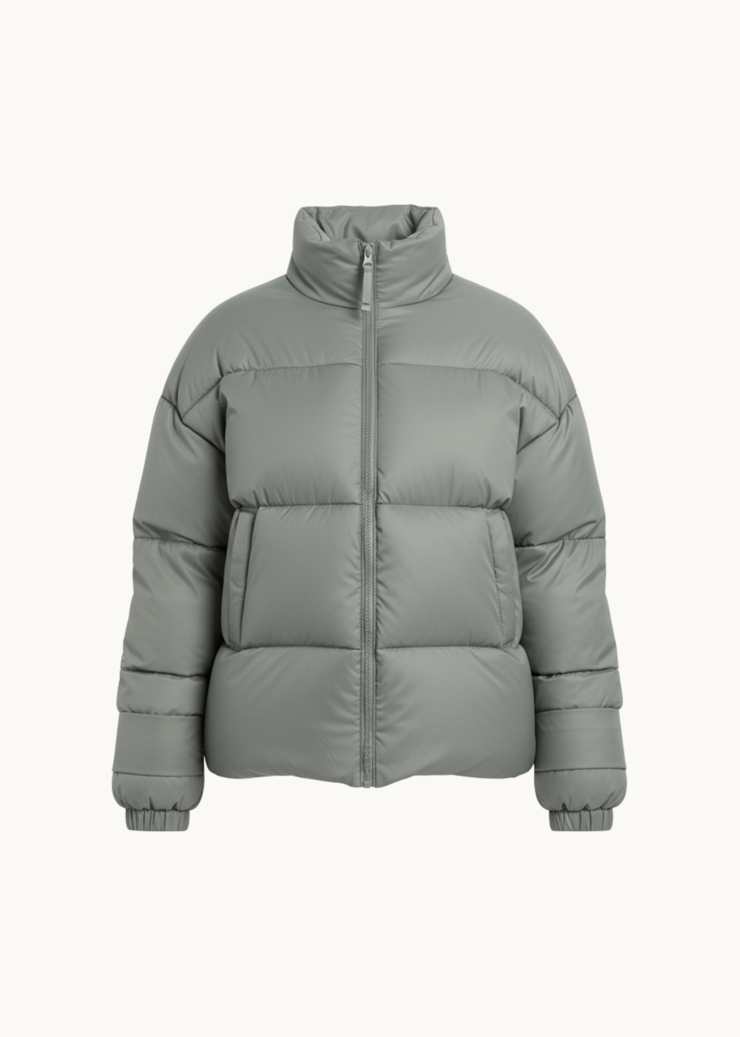 Nola Puffer Jakke - Mat Khaki - ByStenholt.dk