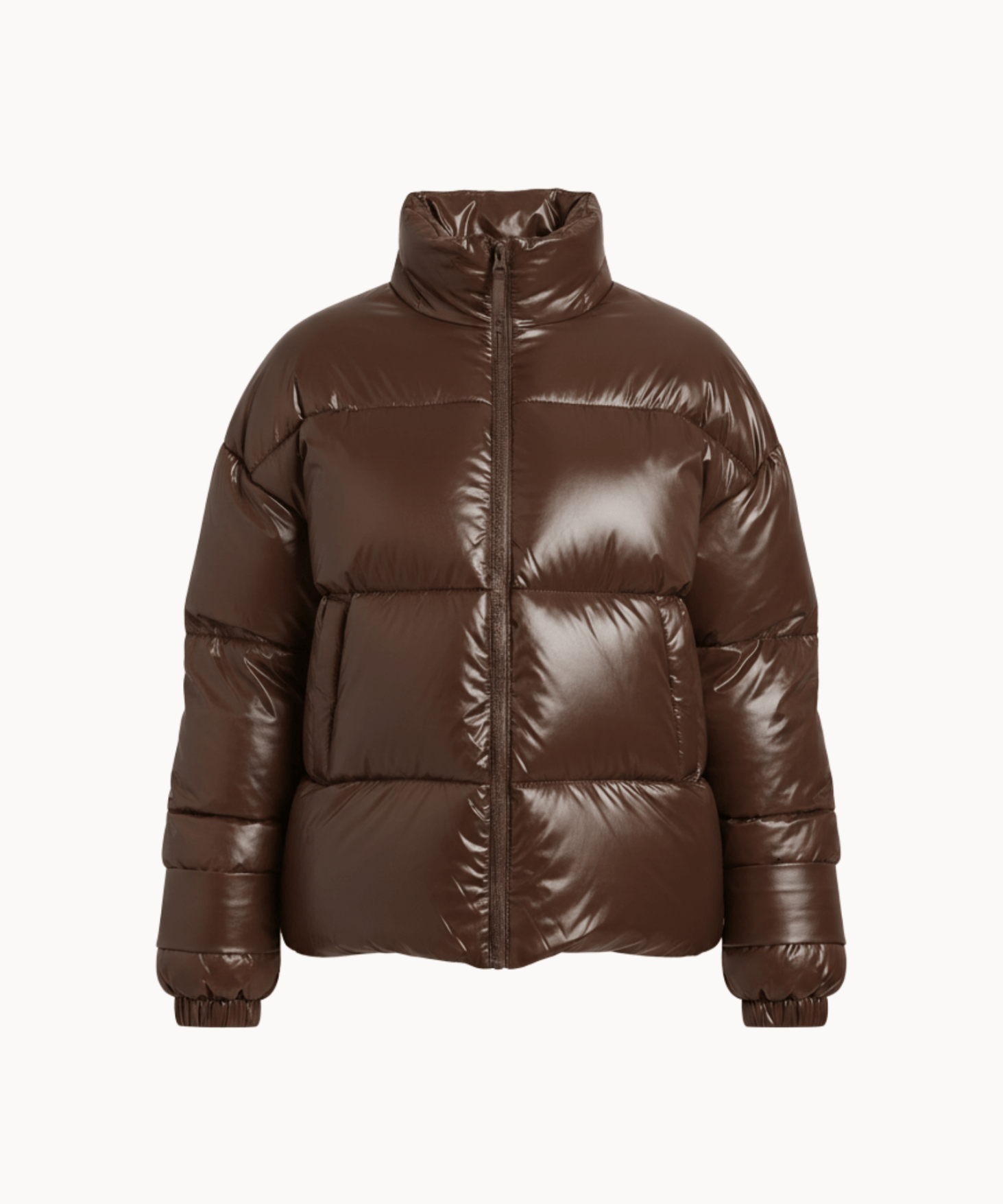 Nola Puffer Jakke - Mørkebrun - ByStenholt.dk