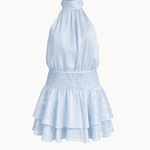 Nora Flair Mini Kjole - Lyseblå - ByStenholt.dk