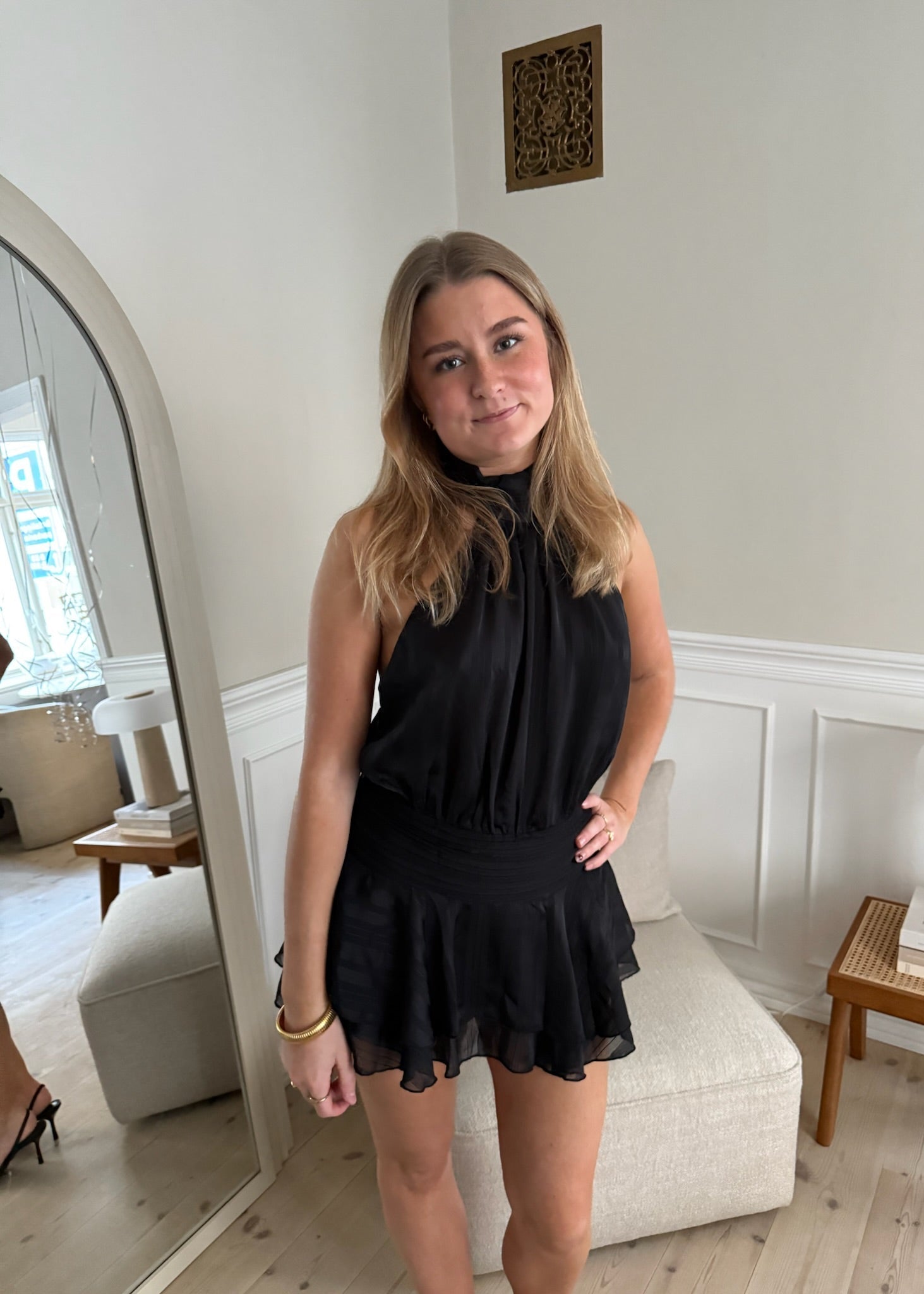 Nora Flair Mini Kjole - Sort - ByStenholt.dk