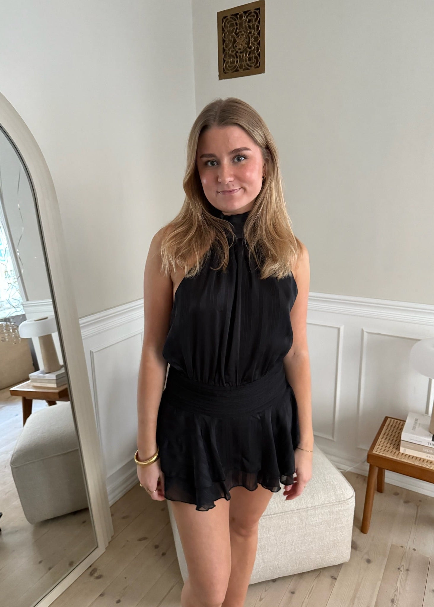 Nora Flair Mini Kjole - Sort - ByStenholt.dk