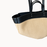 Nora Flettet Taske - Sort - ByStenholt.dk