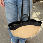 Nora Flettet Taske - Sort - ByStenholt.dk