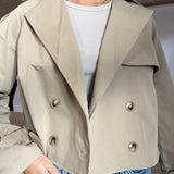 Nova Kort Trenchcoat - Beige - ByStenholt.dk