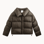 Nova Puffer Jakke - Mørkebrun - ByStenholt.dk