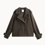 Oline Kort Coat - Brun - ByStenholt.dk