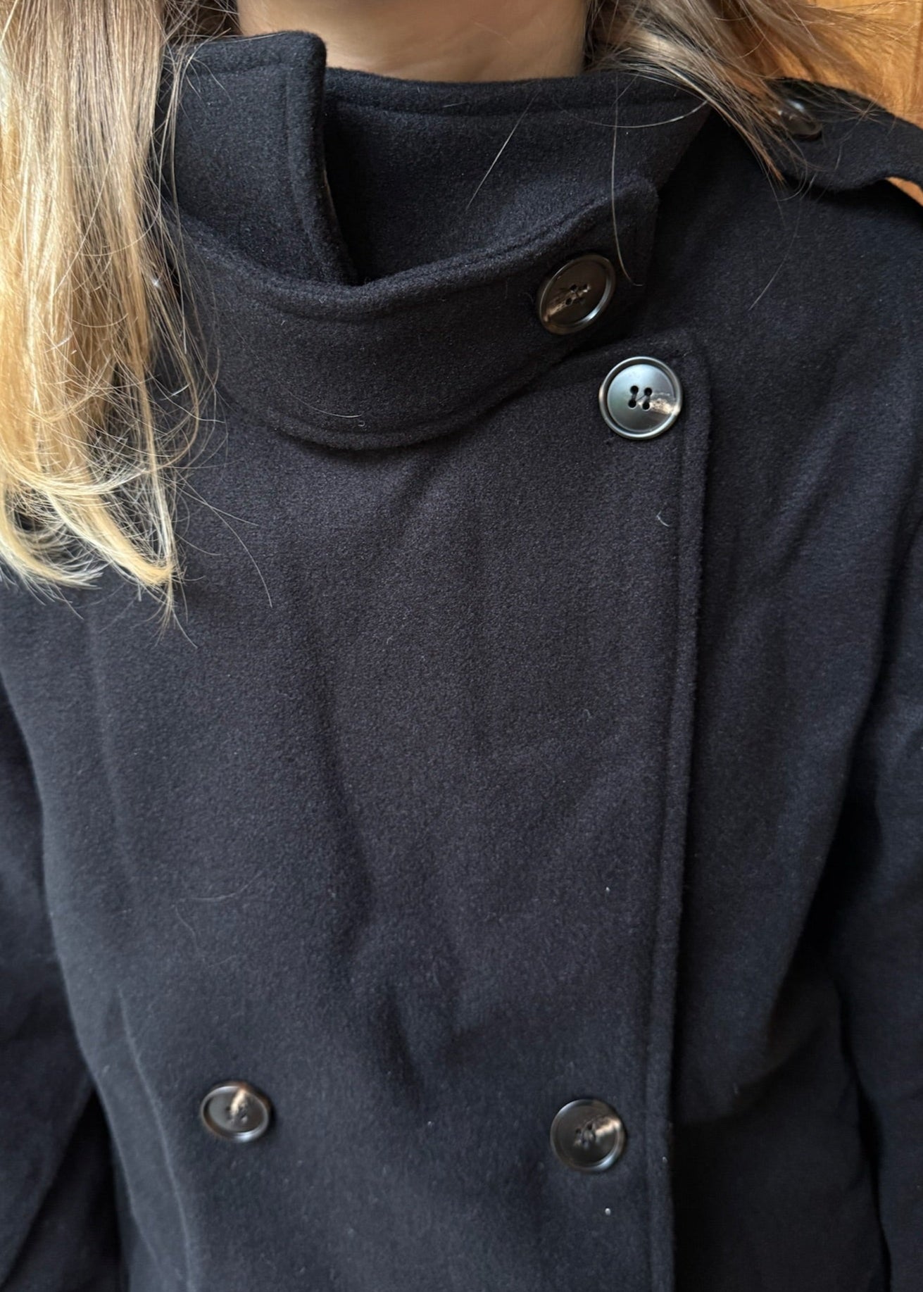 Oline Kort Coat - Sort - ByStenholt.dk