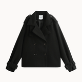 Oline Kort Coat - Sort - ByStenholt.dk