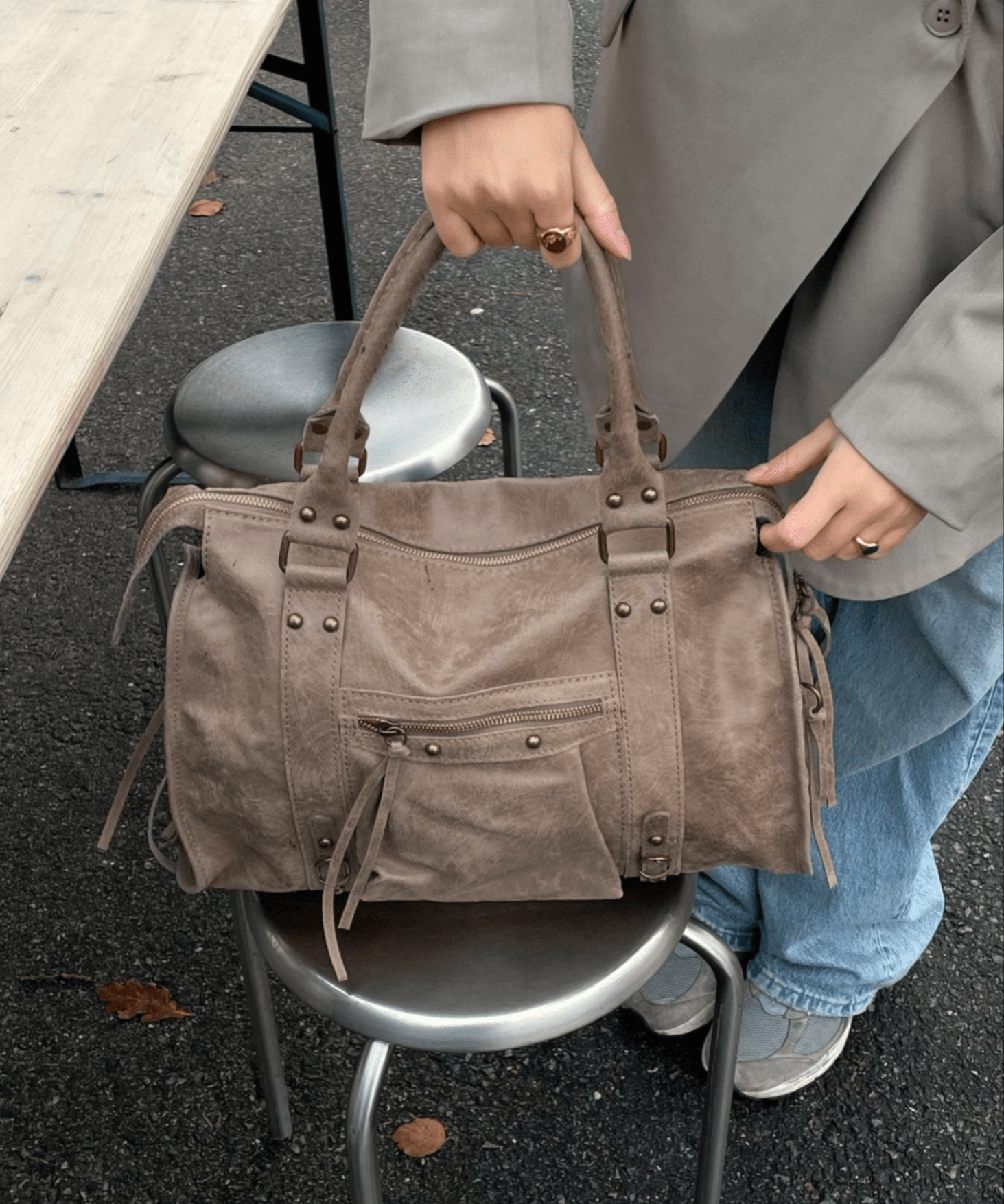 Paris Taske - Brun - ByStenholt.dk