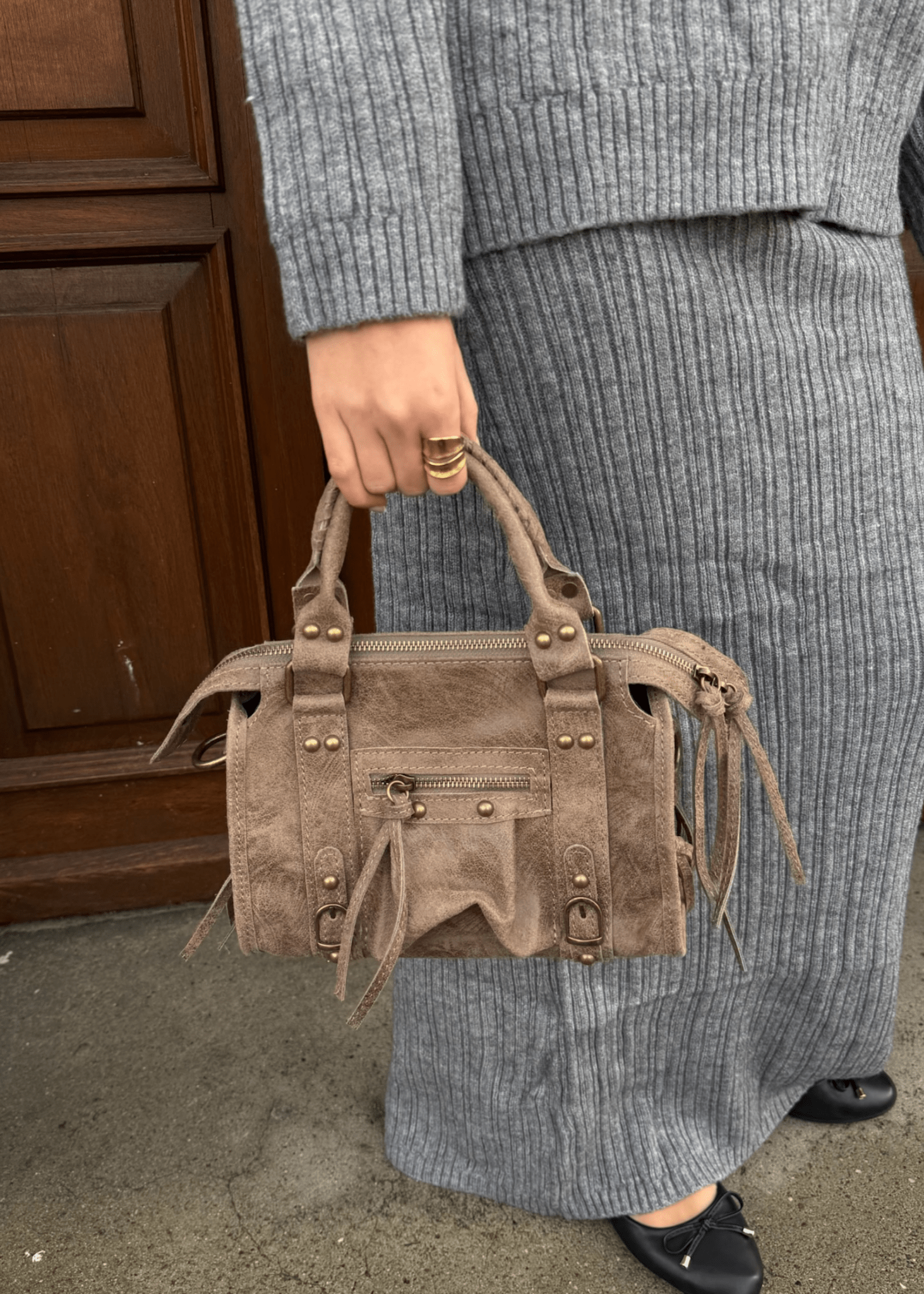 Paris Taske - Brun - ByStenholt.dk