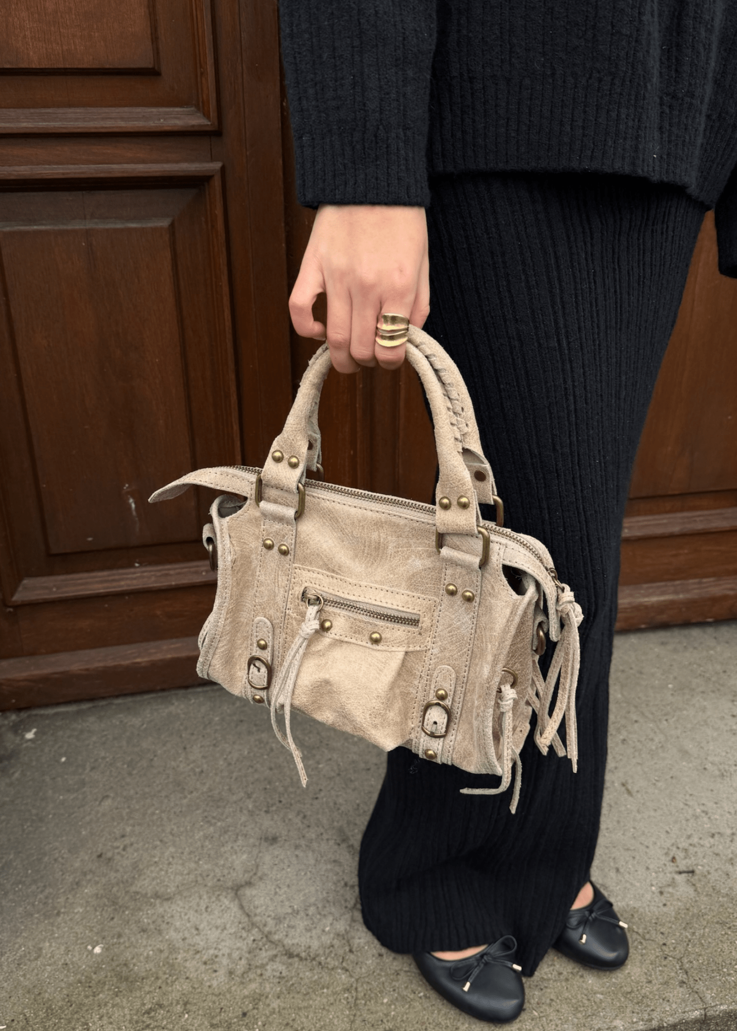 Paris Taske - Taupe - ByStenholt.dk