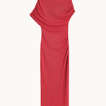 Rhea Glimmer Maxi Kjole - Rød - ByStenholt.dk