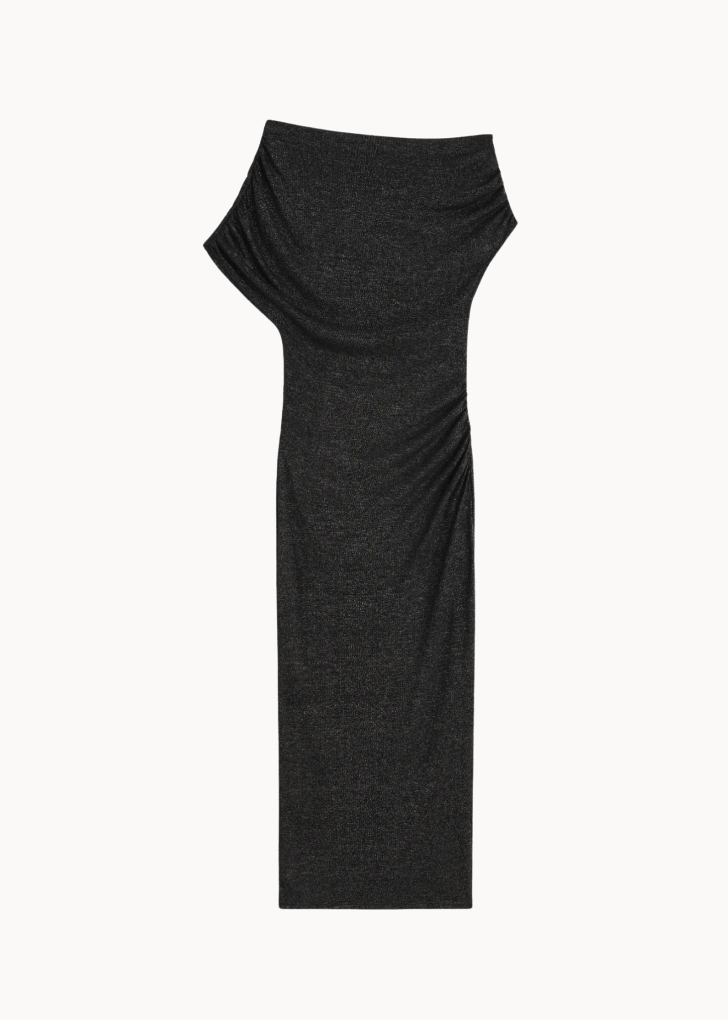 Rhea Glimmer Maxi Kjole - Sort - ByStenholt.dk