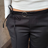 Rio Habitbukser med Metalring - Sort - ByStenholt.dk