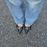 Saga Slingback Pumps - Sort - ByStenholt.dk