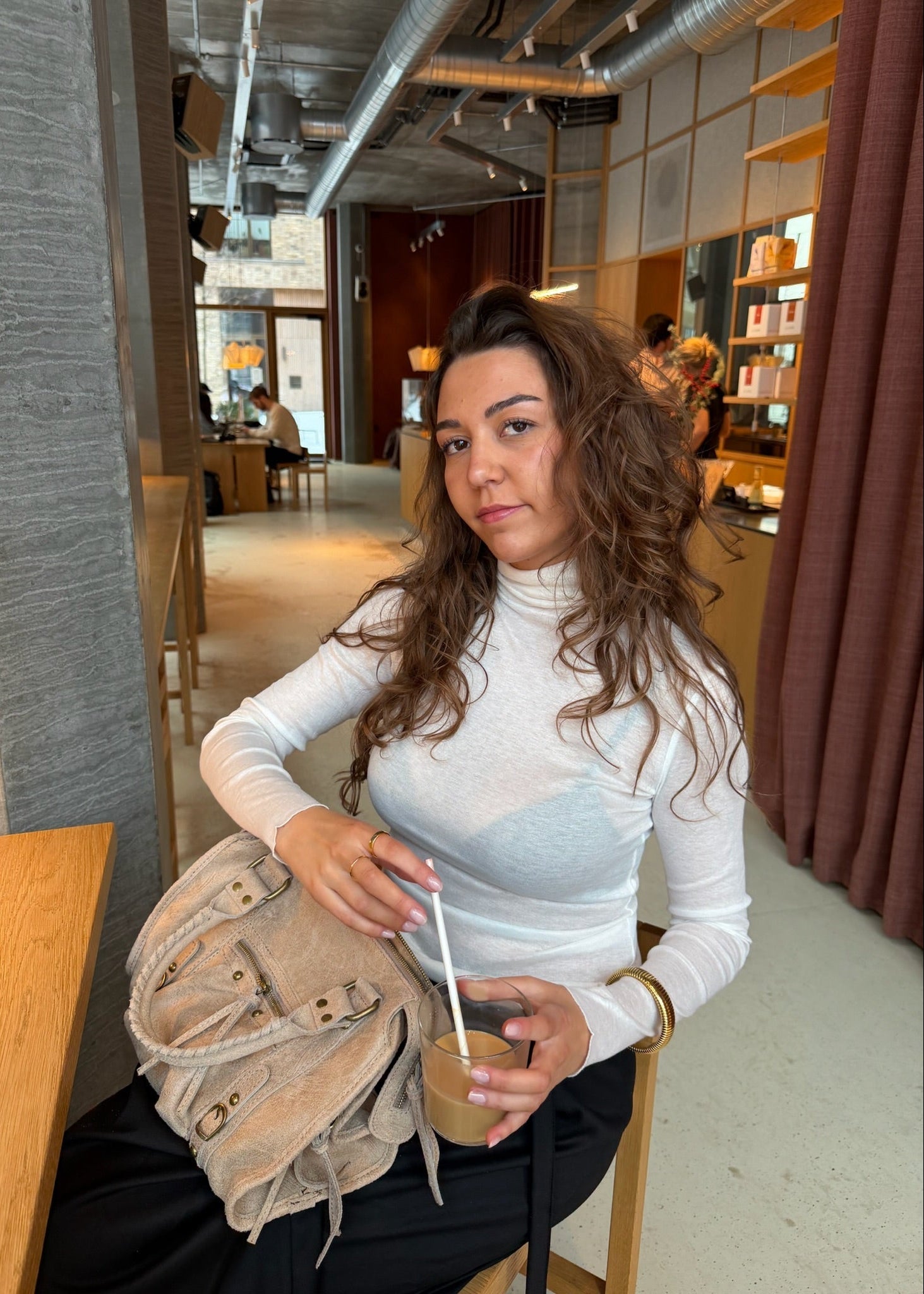 Sarah Soft Turtleneck - Hvid - ByStenholt.dk