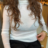 Sarah Soft Turtleneck - Hvid - ByStenholt.dk