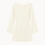 Satin Kjole - Creme - ByStenholt.dk