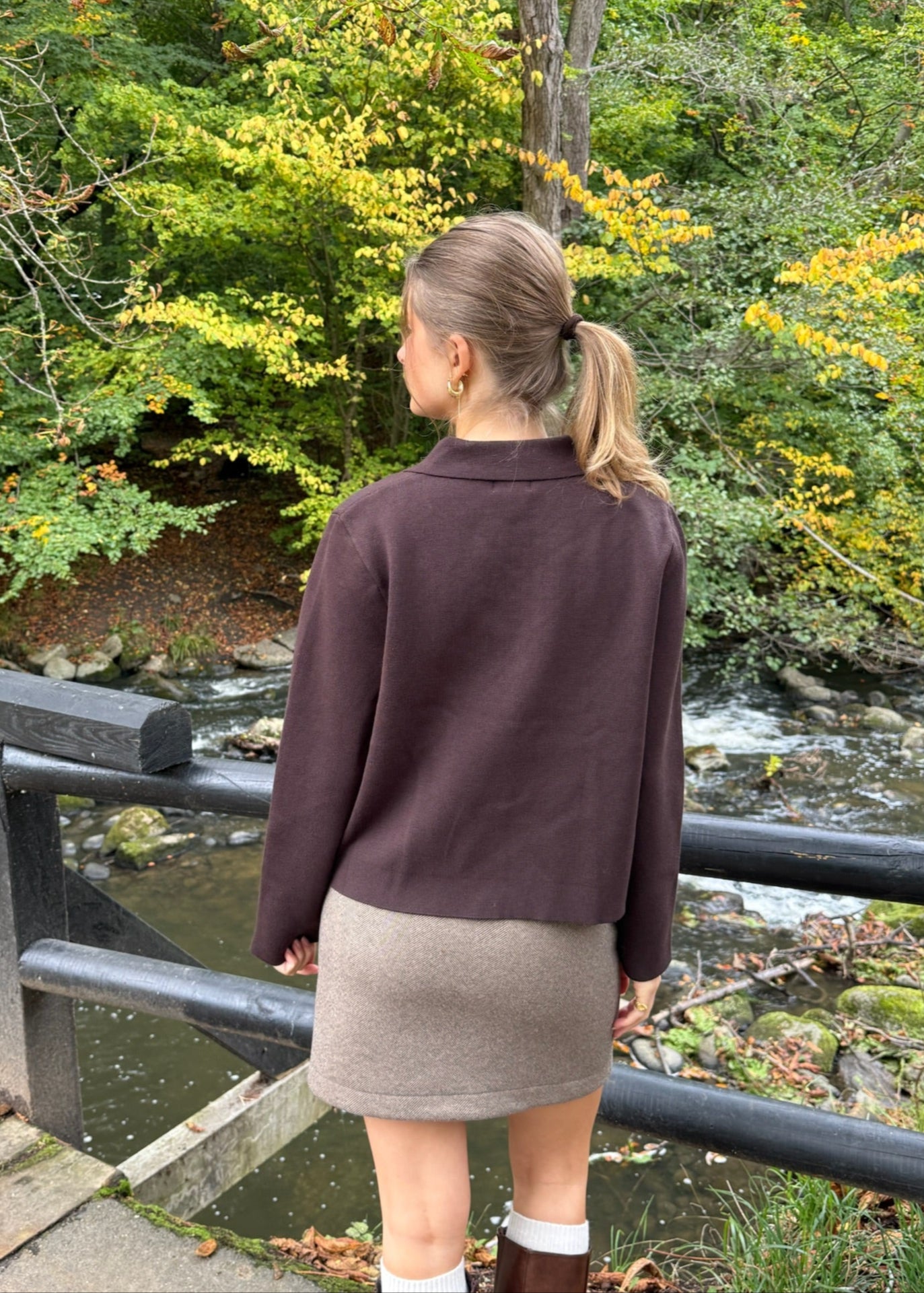 Selma Cardigan - Mørkebrun - ByStenholt.dk