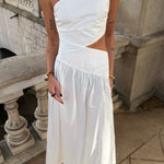 Seraphina Maxi Kjole - Hvid - ByStenholt.dk