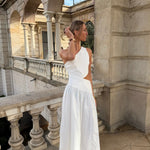 Seraphina Maxi Kjole - Hvid - ByStenholt.dk