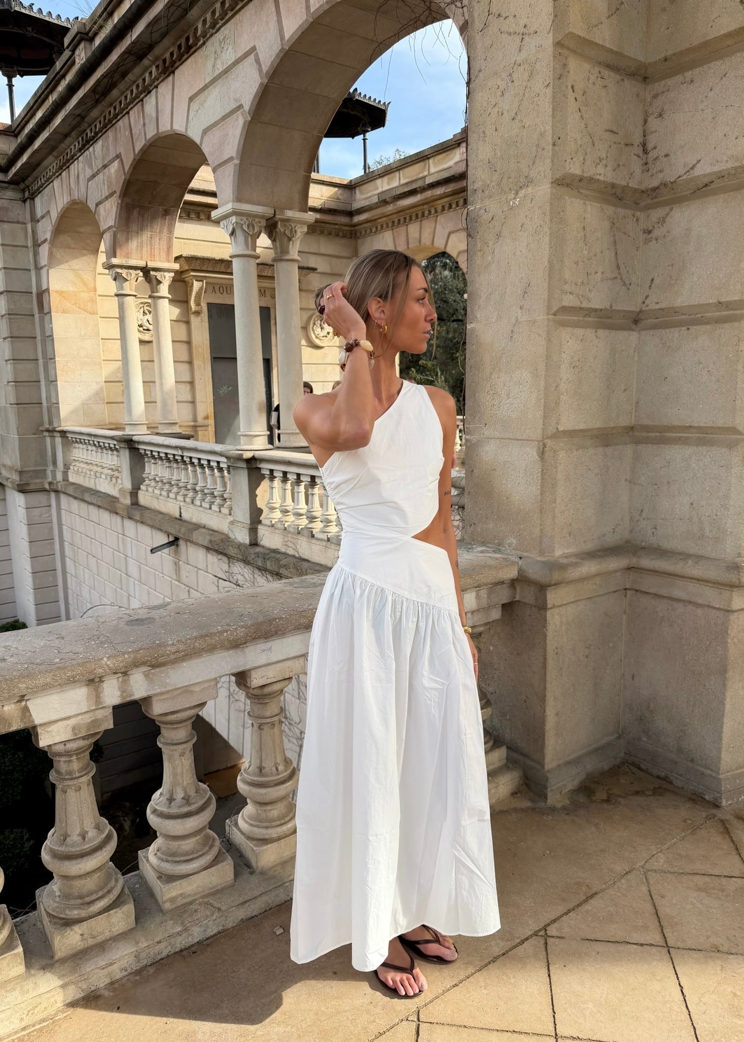 Seraphina Maxi Kjole - Hvid - ByStenholt.dk