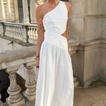 Seraphina Maxi Kjole - Hvid - ByStenholt.dk