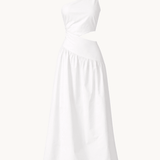 Seraphina Maxi Kjole - Hvid - ByStenholt.dk