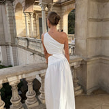 Seraphina Maxi Kjole - Hvid - ByStenholt.dk