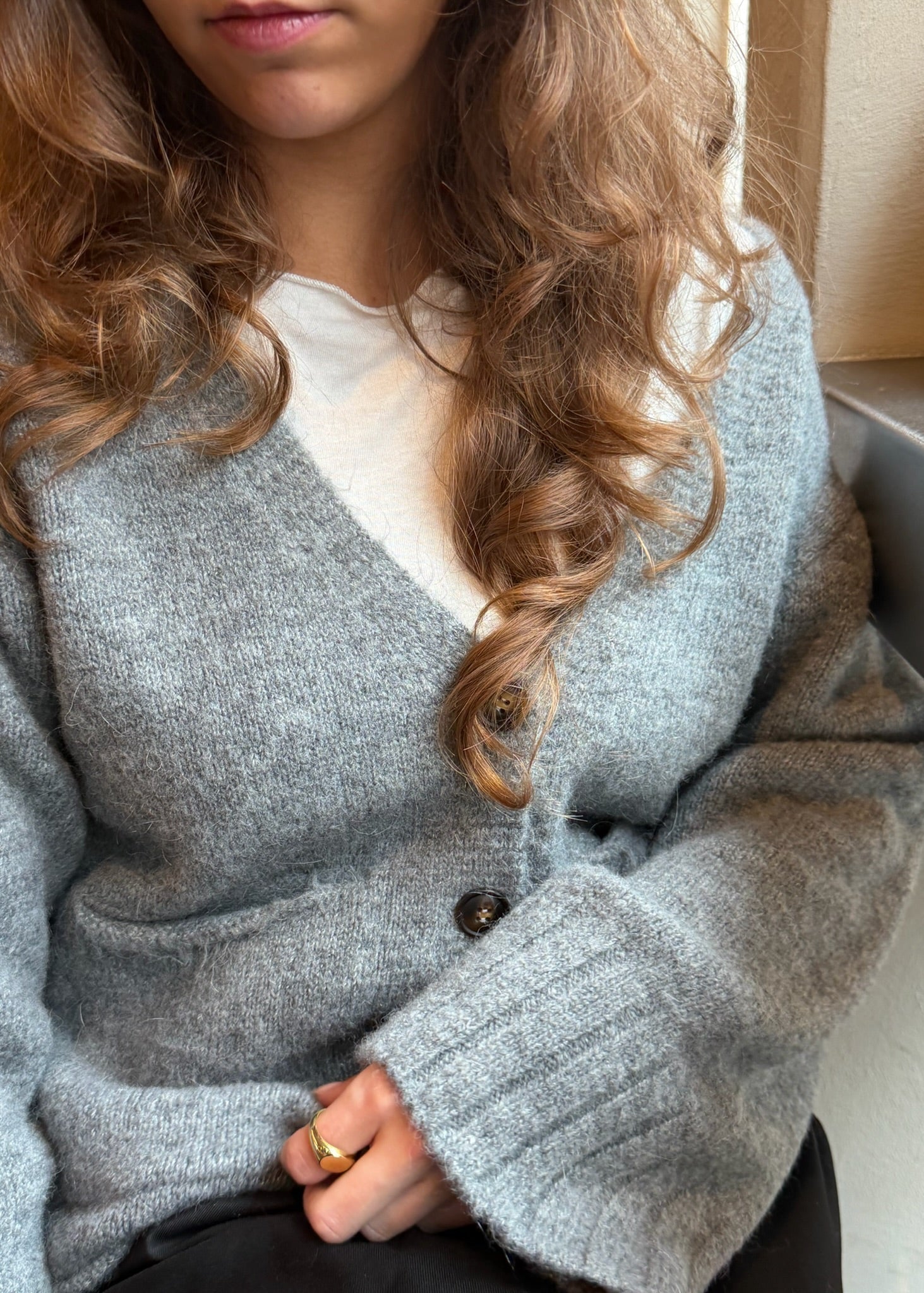 Sia Cardigan - Grå - ByStenholt.dk