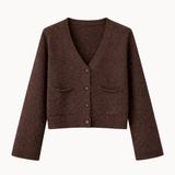 Sia Cardigan - Mørkebrun - ByStenholt.dk