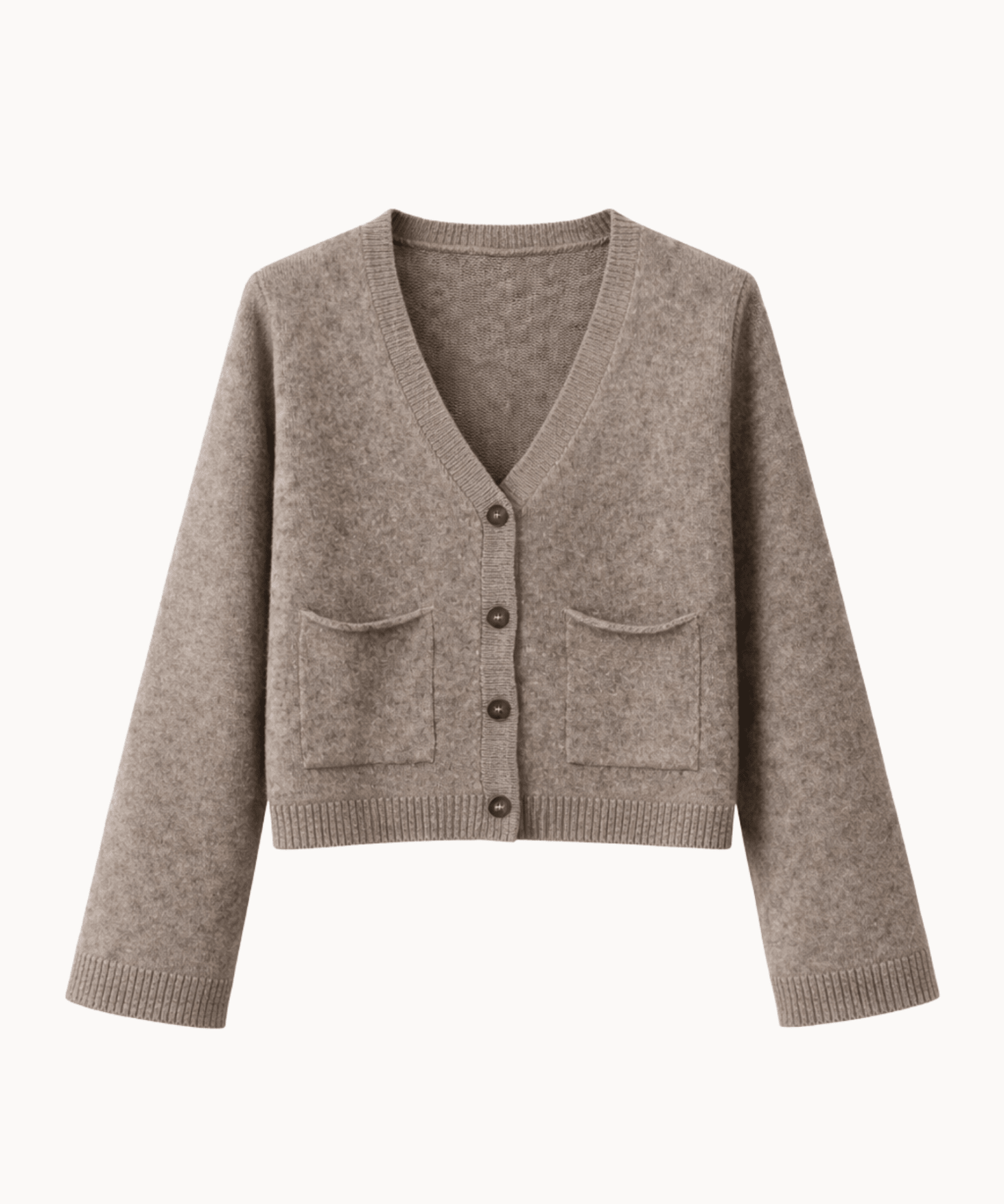 Sia Cardigan - Taupe - ByStenholt.dk