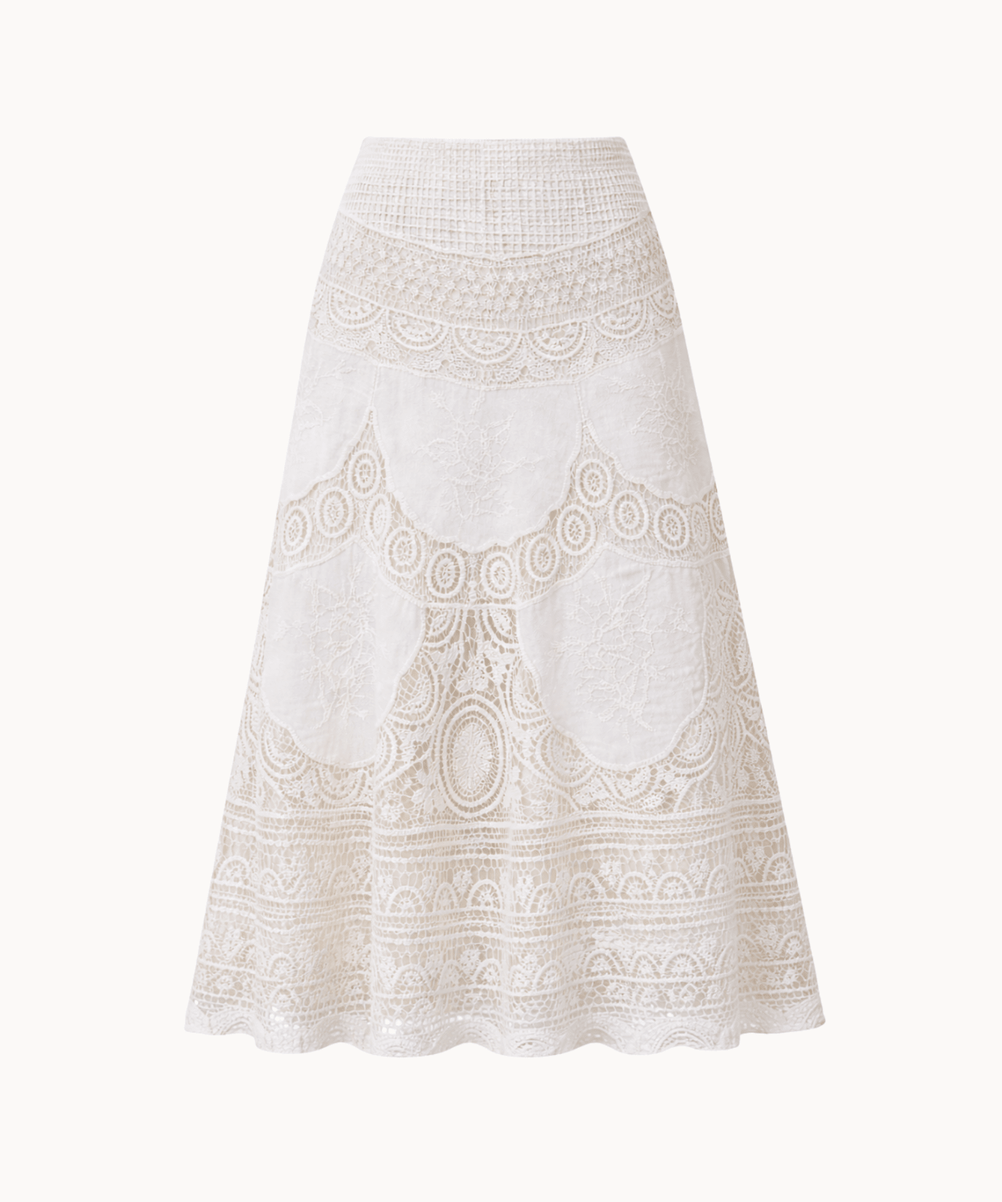 Sigga Blonde Nederdel - Hvid - ByStenholt.dk