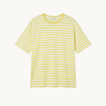 Silja Stribet T-shirt - Gul - ByStenholt.dk