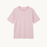 Silja Stribet T-shirt - Lyserød - ByStenholt.dk
