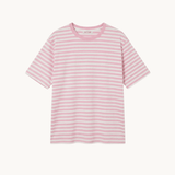 Silja Stribet T-shirt - Lyserød - ByStenholt.dk
