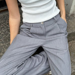 Sira Habitbukser - Lysegrå - ByStenholt.dk