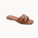Siv Spænde Sandal - Camel - ByStenholt.dk
