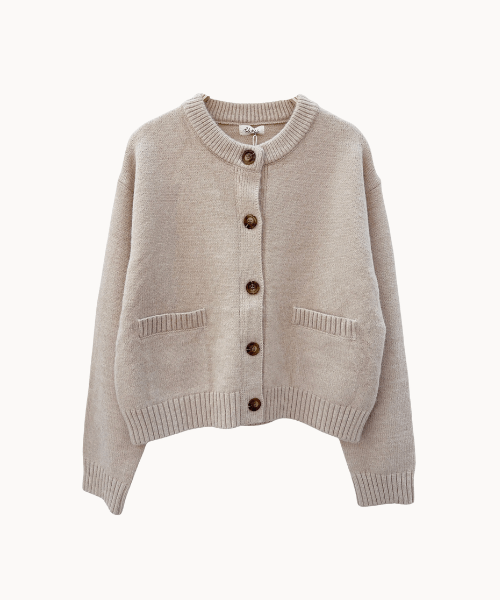 Sofia Cardigan – Beige - ByStenholt.dk