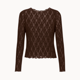 Sofie Blonde Bluse - Mørkebrun - ByStenholt.dk