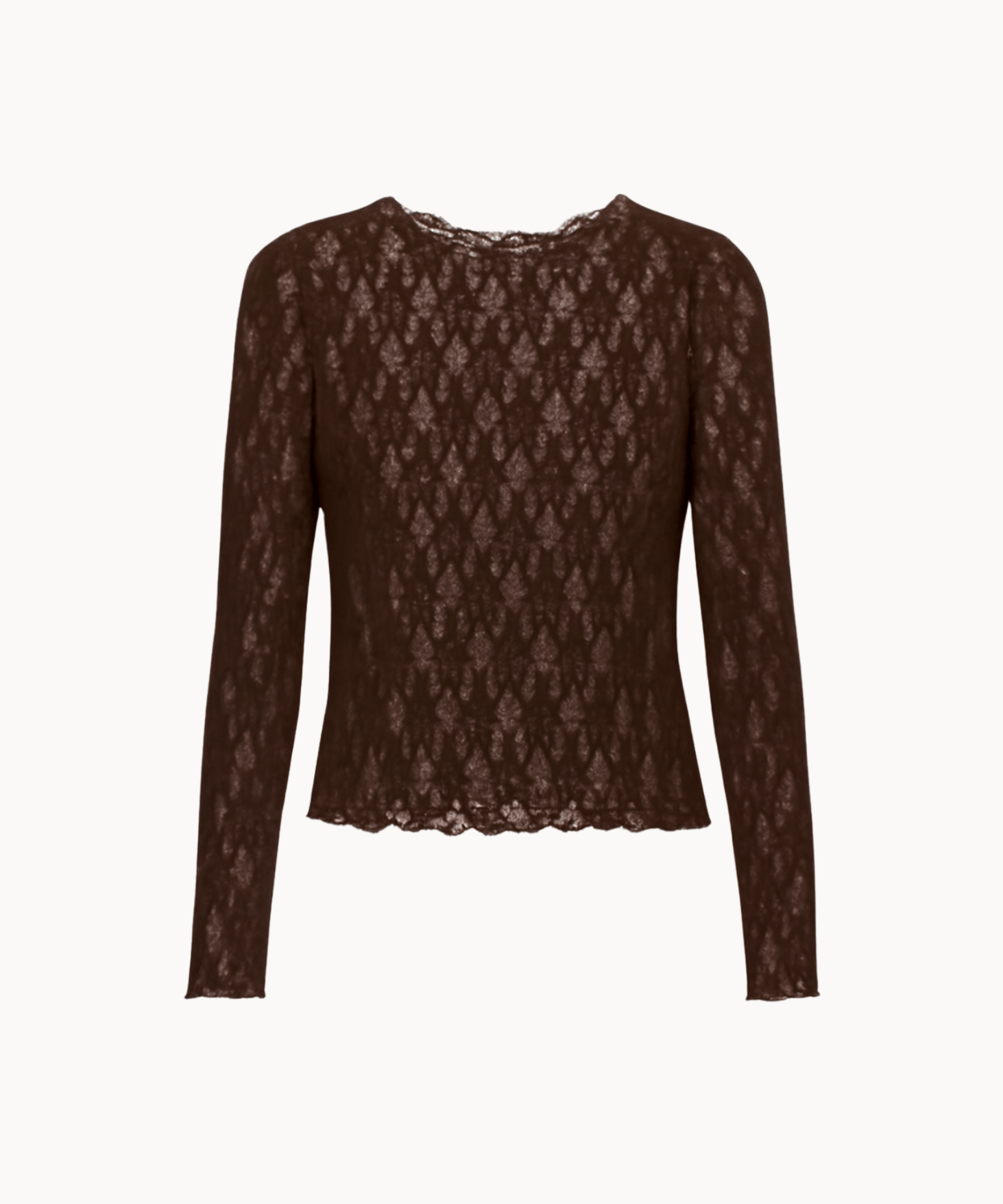 Sofie Blonde Bluse - Mørkebrun - ByStenholt.dk