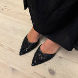 Sparkle Slingback Pumps - Sort - ByStenholt.dk