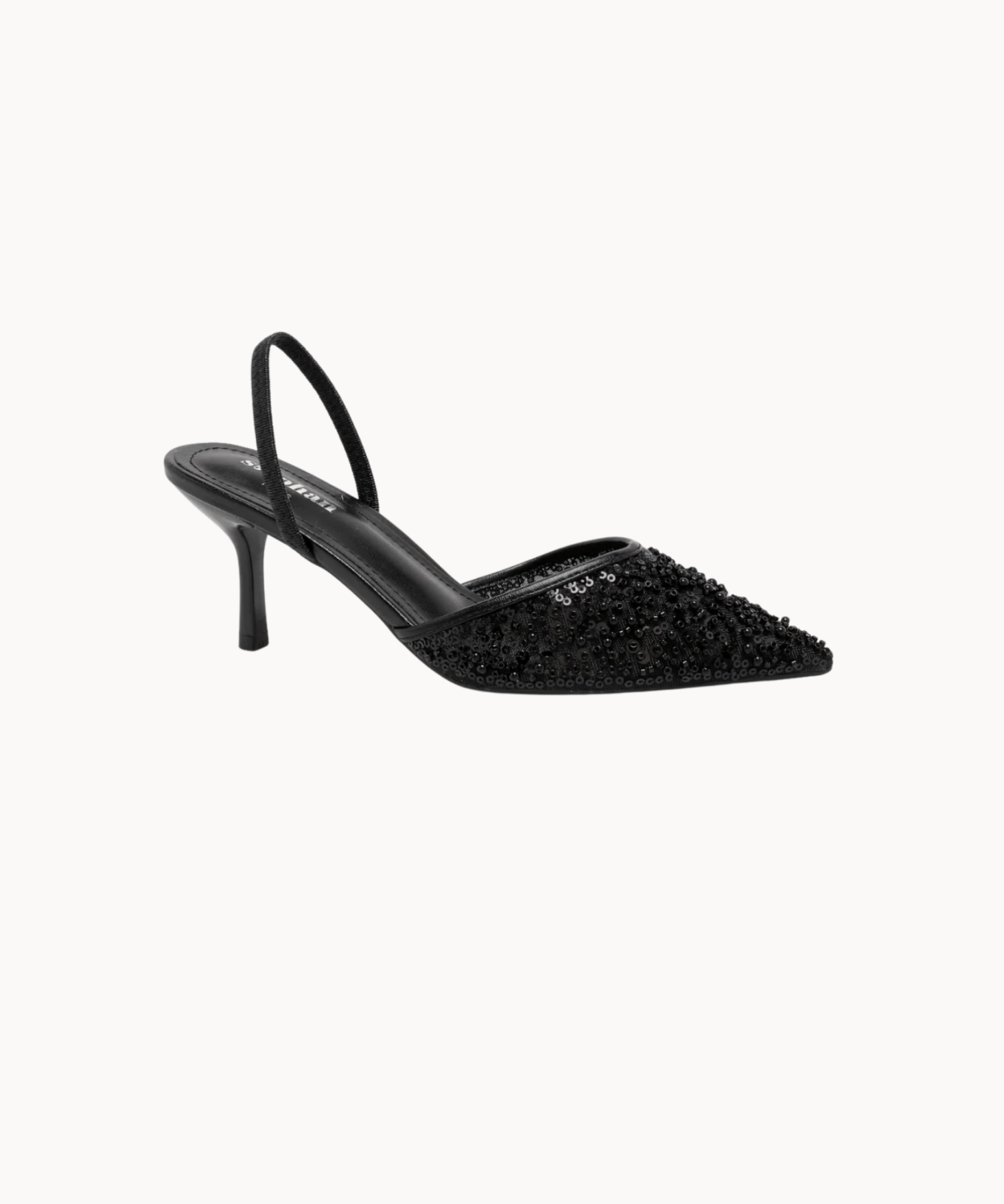 Sparkle Slingback Pumps - Sort - ByStenholt.dk